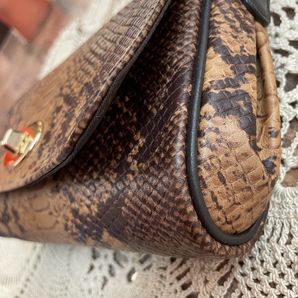 Coach Mini Ruby Python Embossed  Purse. - Picture 6 of 9